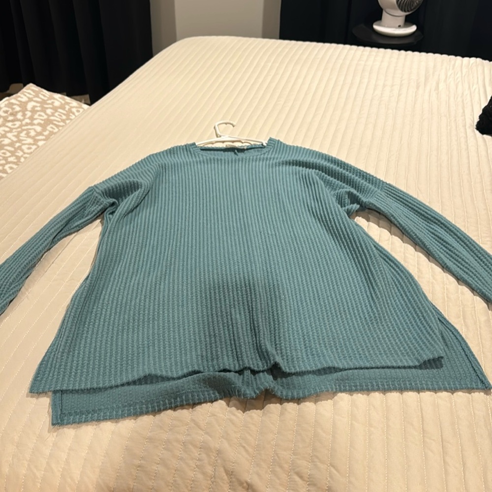 Zenana waffle shirt